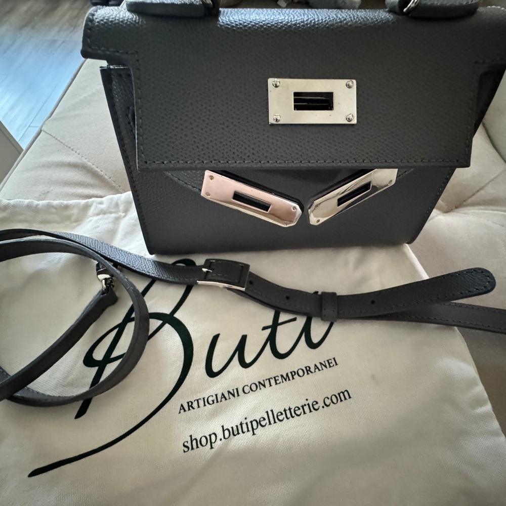 Gray BUTI "Kelly" Bag